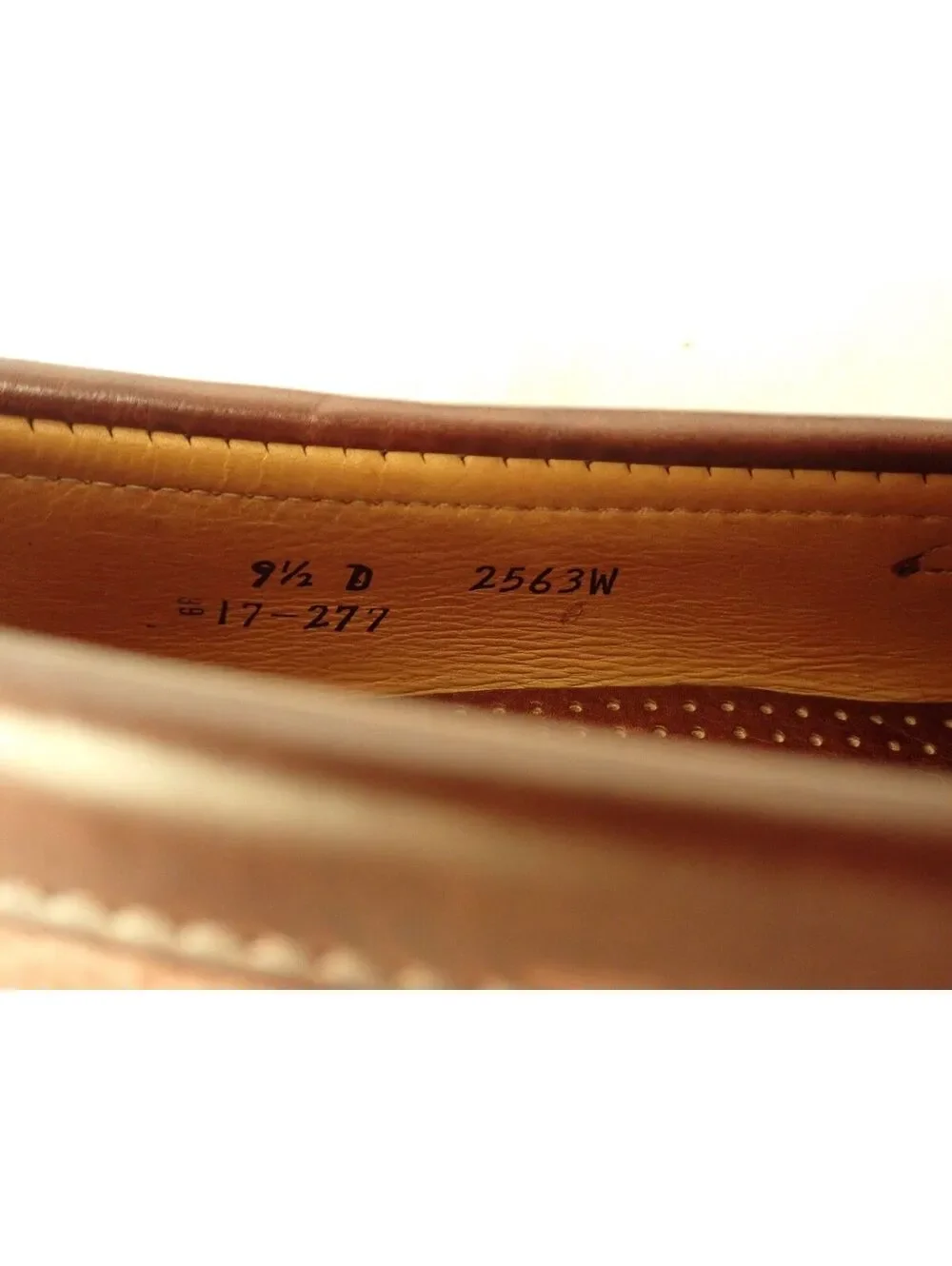 SEBAGO Beefroll Brown Leather Penny Loafers 2563W Size 9.5 D Made in USA Maine